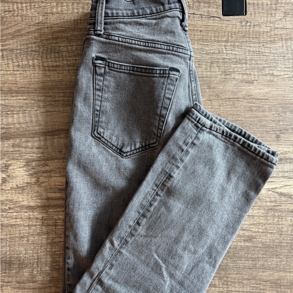 Abercrombie & Fitch Curve Love Ankle Straight Jeans Ultra High Rise 25S